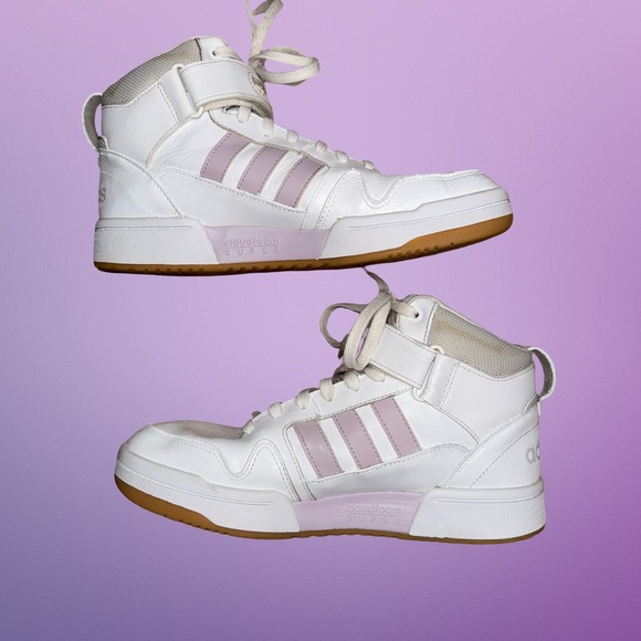 adidas Shoes - Adidas Cloudfoam High-top Sneakers Women's Size 9